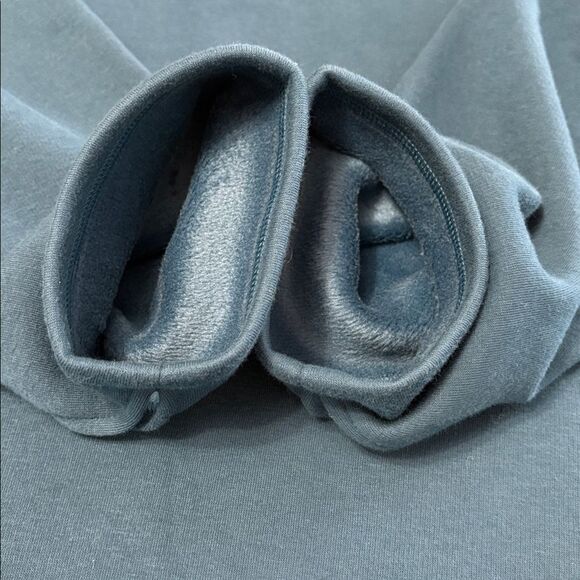 Athleta Cozy Karma Asymmetrical Pullover Sweatshirt 3X Enchanted Blue 383402 - Picture 7 of 16